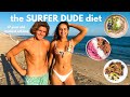 What My Surfer Brother Eats In A Day | Healthy High School Student Athlete