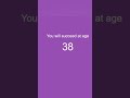 Tap and see when you’ll succeed 🔮🔥Comment your age 👇#coding #javascript #future #shorts
