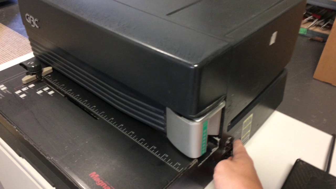 Used GBC Magnapunch w/ 4:1 Coil Die (.2475) - SN: LA01246