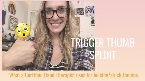 Trigger Thumb Splint