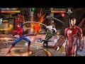 Marvel champion game play spaydar man fight with dr octopus