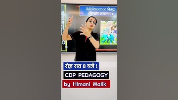 CDP Theory | CTET Syllabus 2022 | CDP by Himani Malik #shorts #ctet2022 #cdp #cdpbyhimanimalik