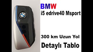 Bmw I5 300 Km Uzun Yol Detaylı Tablo