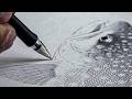 ボールペンで魚を描く驚きの技。自然で生きる動物を表現するアート作家。