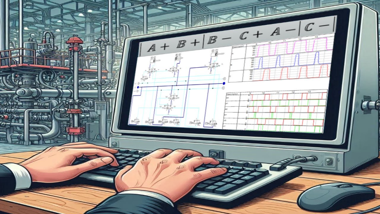 [Tutorial] Método Cascada en Sistemas Neumáticos con FluidSIM, Aplicando Tabla de Control de Grupos