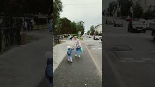 Road In The City Of Uglich. Russia