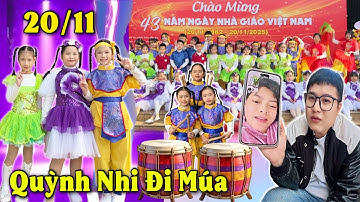 Quỳnh Nhi Đi Thi Văn Nghệ Nhân Ngày 20/11 Chúc Mừng Các Thầy Cô