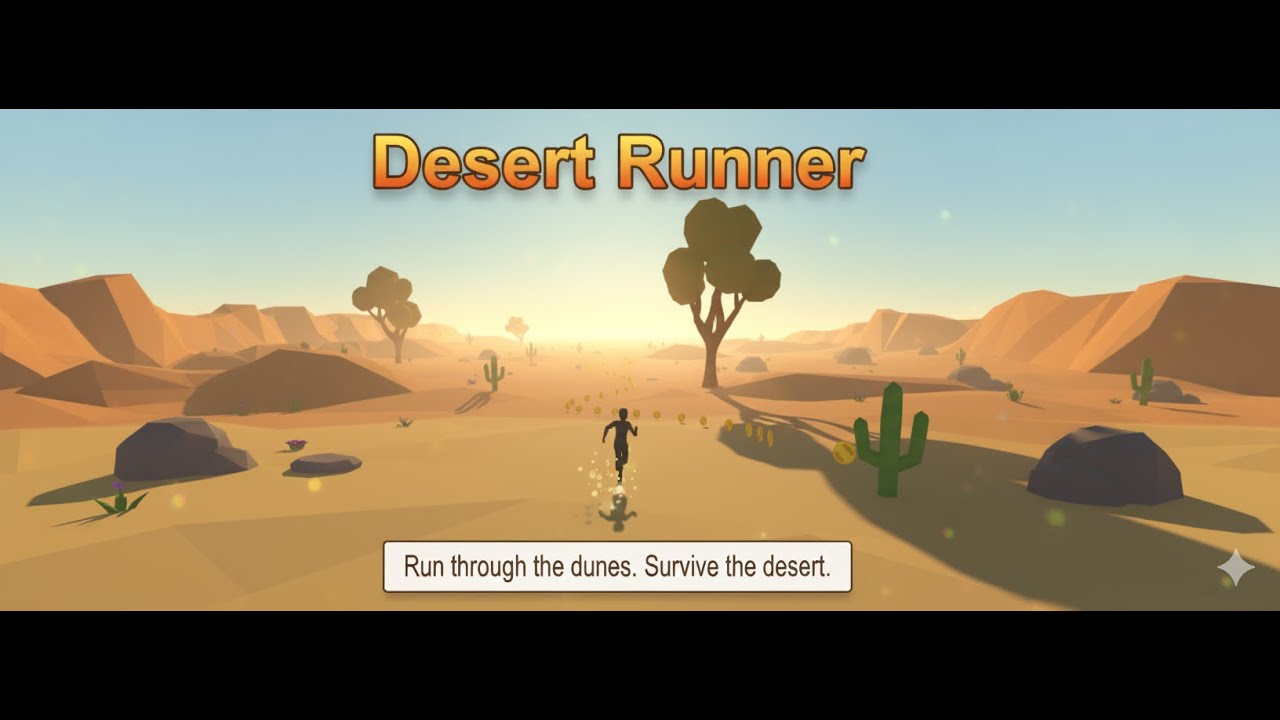 Dodging Rocks Part-1 Desert Runner: Dodge Rocks, Collect Points & Survive the Speed ...