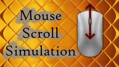How to simulate Scroll Wheel in C/C++ | Mouse Scroll Simulation | Easy Programming