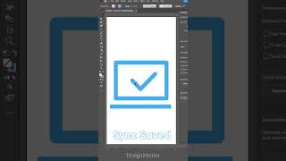 How to create SYNC SAVED Icon in Adobe Illustrator | Design Mentor