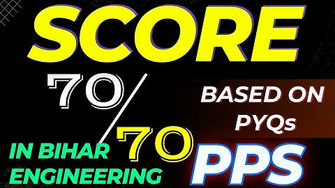 Important questions in Pps examination || Bihar engineering University 
