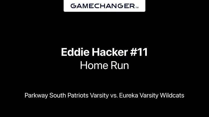 Edward Hacker Home Run 5-10-22 vs  Eureka Varsity ...