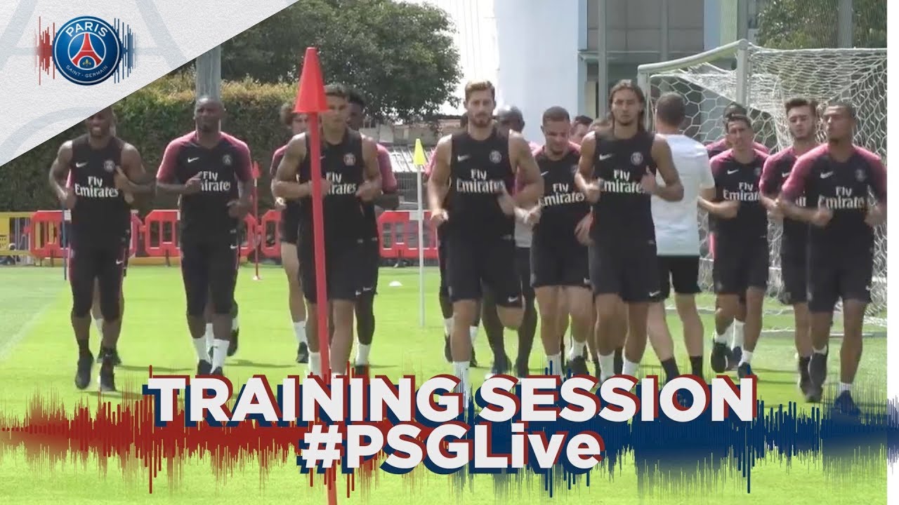 psg calciomercato Entraînement du Paris Saint-Germain #PSGLive