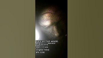 Face By The Moon...  #scary  #moon