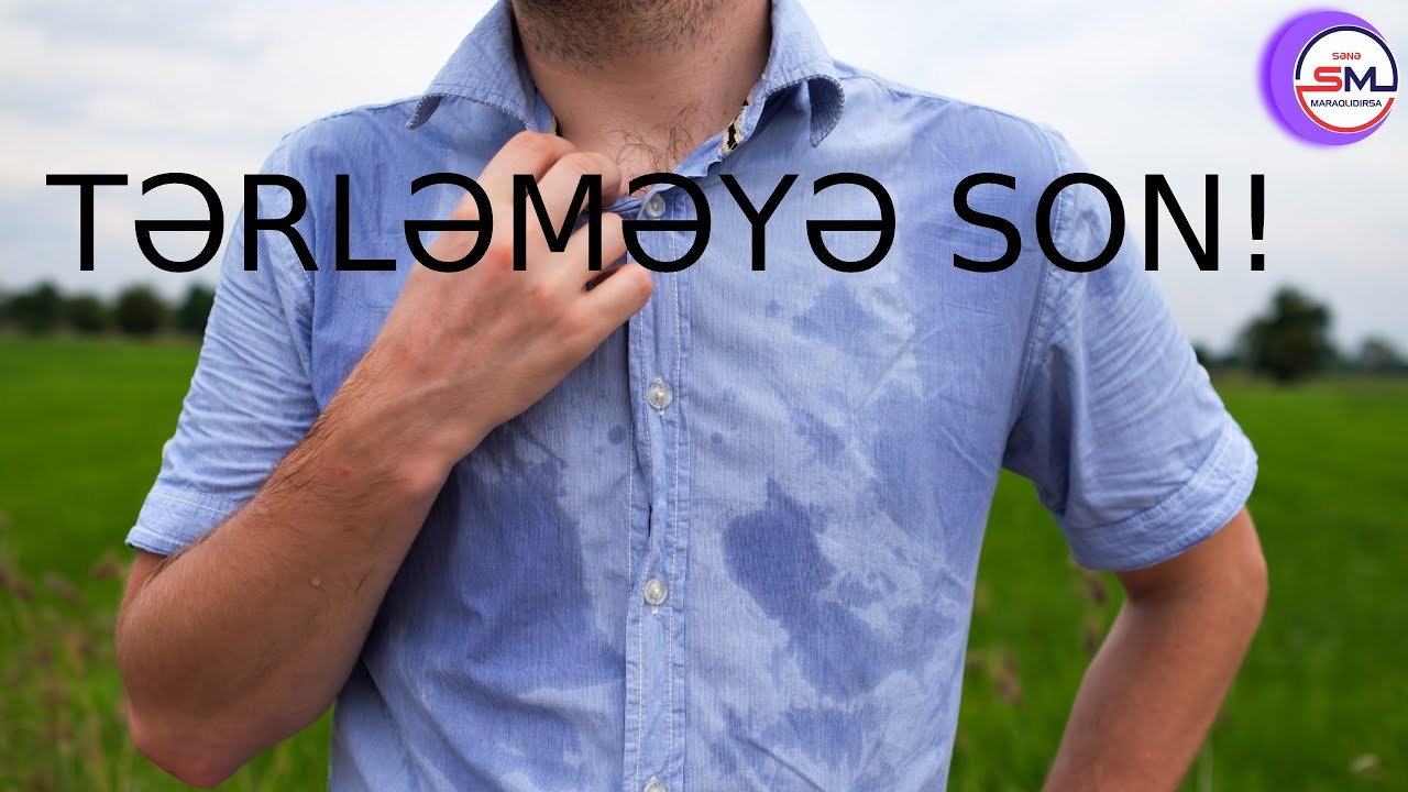 Tərləmə əlehinə təbii çarələr