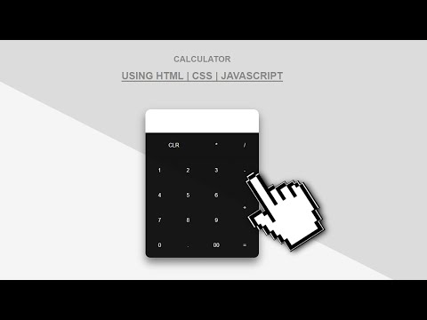 Calculator Using Html Css Javascript | Javascript Beginner Project | coolwebdesigner