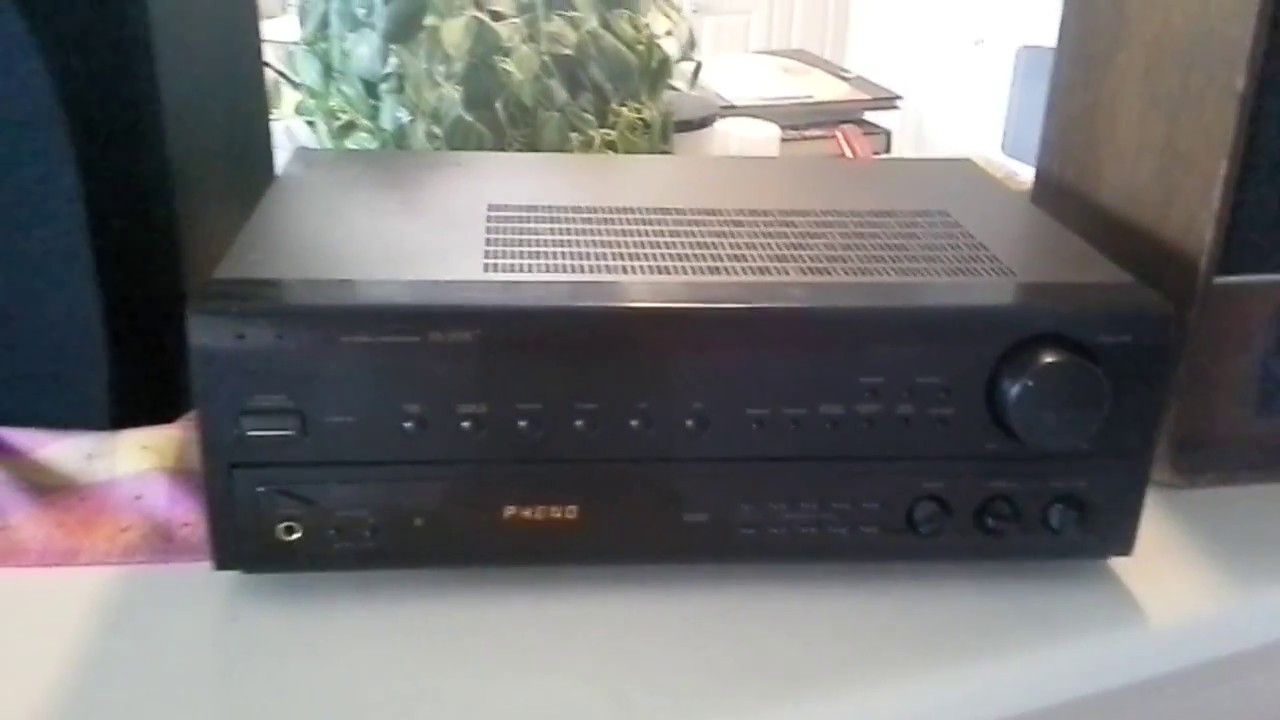 A Working 1990s Pioneer Stereo Amplifier Model SX-253R - YouTube