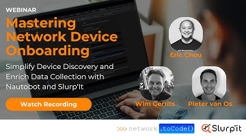 Mastering Network Device Onboarding: Nautobot + Slurp