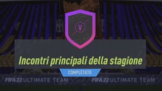 INCONTRI PRINCIPALI DELLA STAGIONE FIFA 22 PS5