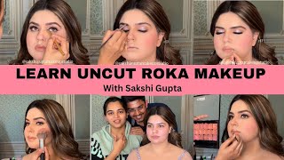 UNCUT Roka Makeup Tutorial | Real Bride | All products included   @SakshiGuptaMakeupStudioAcademy ​ screenshot 5