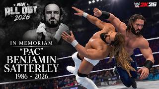 WWE 2K26 SIMULATION: Pac vs Andrade El Idolo AEW All Out 2026 Highlights