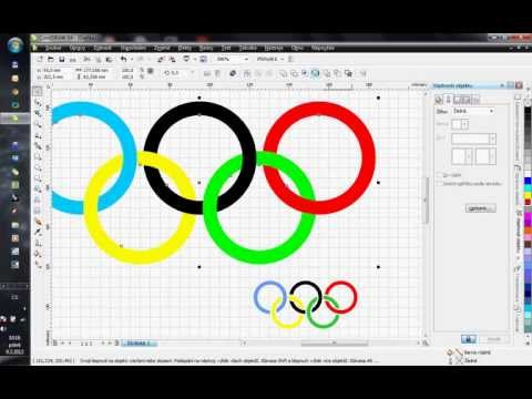 Corel Draw X4 – how to draw Olympic rings