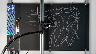 Timelapse of Pen Plotting my Fall and Recover piece.