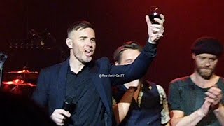 Take That- War Child concert 23.02.15 - Mark giving Gary red wine / These Days