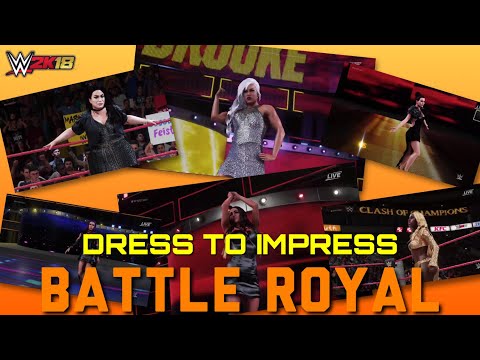 WWE 2K18 | Dress To Impress Battle Royal [Gameplay]