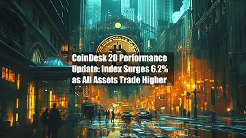 CoinDesk 20 Performance Update: Index Surges 6.2% as All Assets Trade Higher