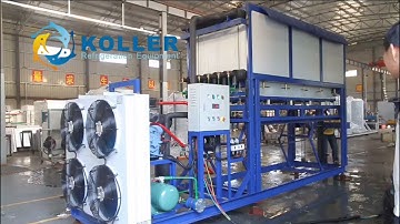 Koller ice maker 3tons direct cooling ice block making machine