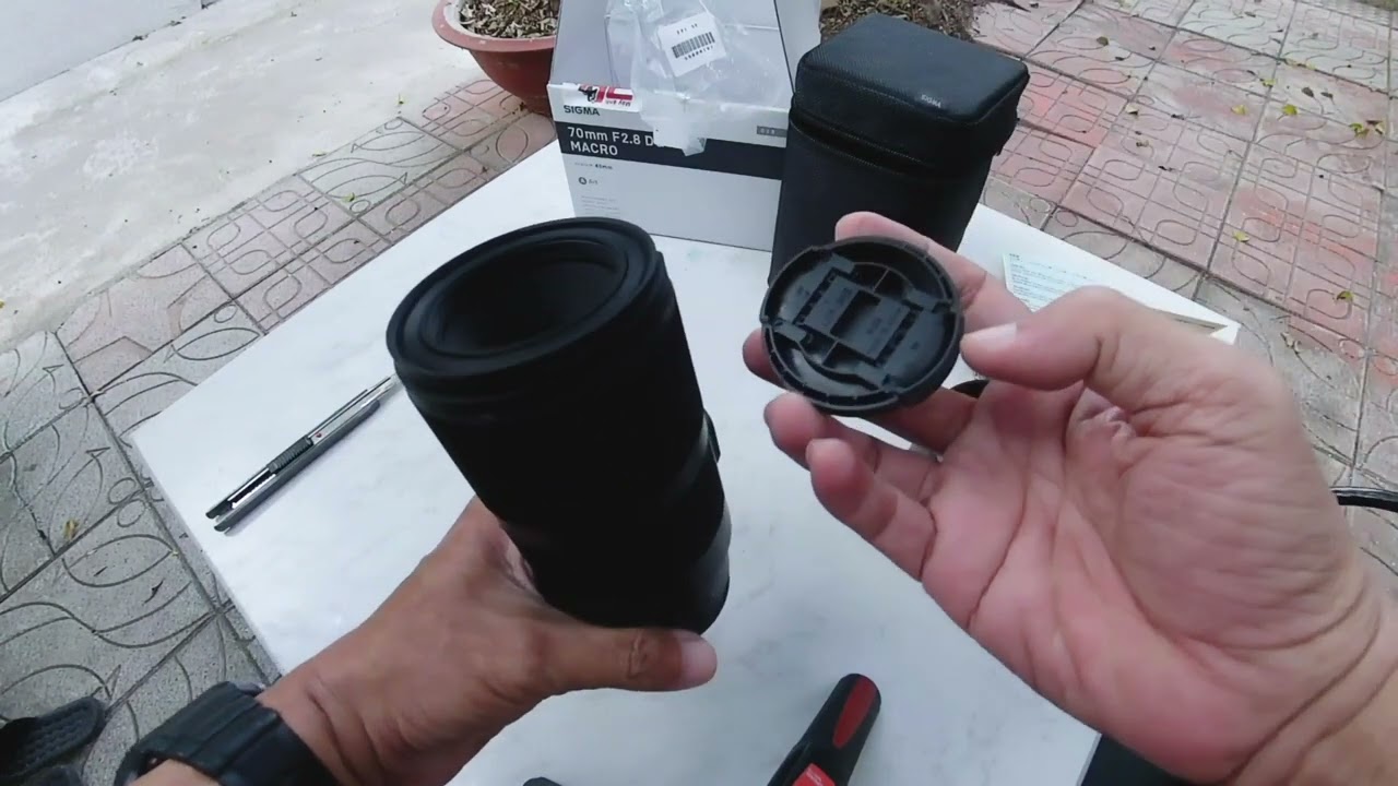 🎥 mở hộp Sigma Art 70mm macro lens — Video review, click xem trên YouTube