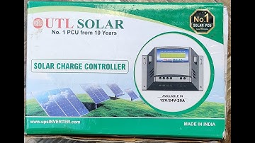 Unboxing | UTL Solar Charge Controller 20amp 12/24 Volt