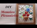 DIY - Mosaico Picassiette com cacos de louças @luci buzo