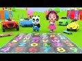 Learn Alphabet and Numbers - Pinky and Panda Outdoor Play