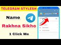Telegram Change Name Font Style || Telegram account vip Name | Telegram ka naam style me save kare