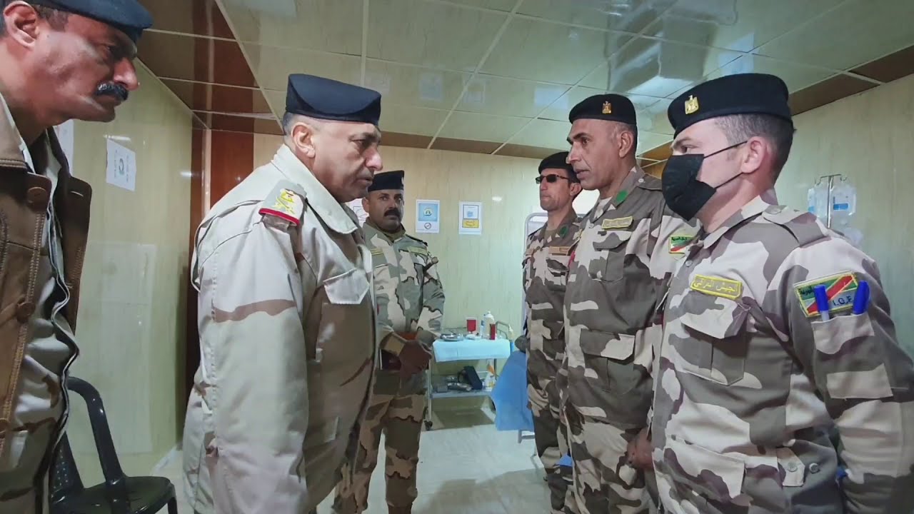 المفتشية العسكريةلوزارة الدفاع تجري تفتيشاً الى لواء المشاة الثاني والتسعون فرقة المشاة السادسه عشر