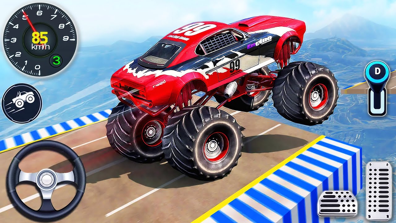 Monster Truck Car Racing Game; Xtreme Monster Truck Stunt race