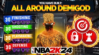 BEST ALL-AROUND BUILD in NBA 2K24 - 4-WAY DEMIGOD BUILD CAN DO EVERYTHING - BEST 2K24 BUILD