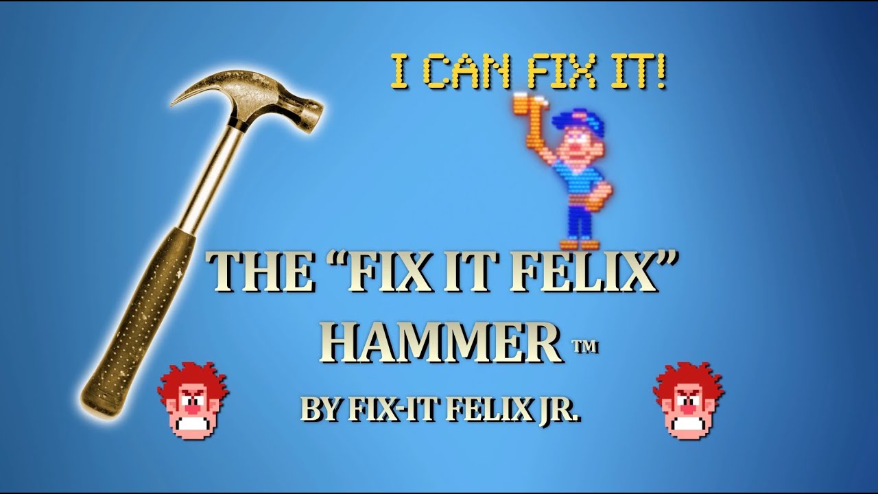 The Fix-It Felix Hammer by Fix-It Felix, Jr. 