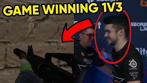 broky 1v3 to win the match for FaZe @ PGL Major 2021