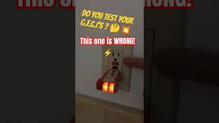 ⚡#gfci #receptacle wired wrong #household TIP #electric #shortvideo#youtubeshorts #shorts #housetips