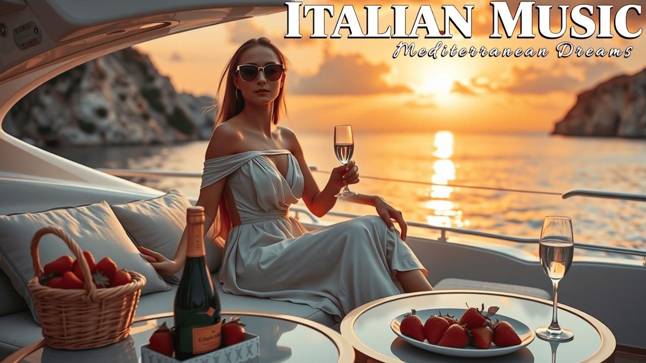 🏖️ Italian Summer Chill & Mediterranean Music 🏖️ 1+ Hours Coastal Scenery Escape