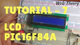 LCD - Tutorial PIC16F84A (ASM) - Wels Theory