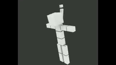 Blender: Basic Ragdoll test