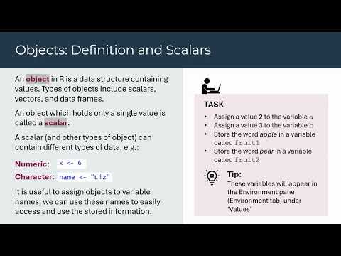 8. Objects - Getting Started with R & RStudio