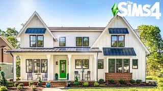 sims farmhouse cc modern build appeal curb