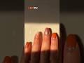 Pearls & orange combo = luxury vibes 🧡✨ #nailideas #shortsfeed #nailinspiration#shortsviral