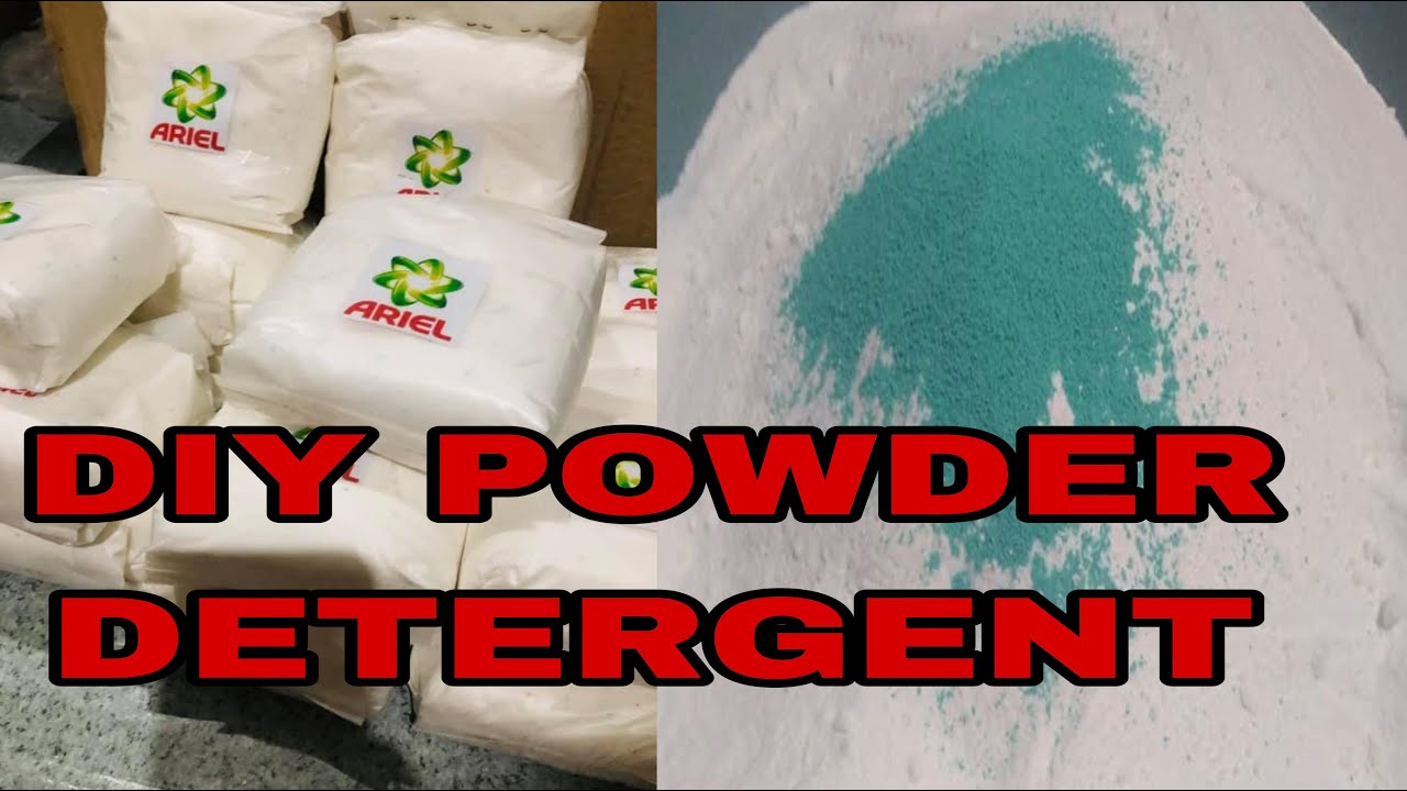 DIY POWDER DETERGENT/homemade na pangnegosyo YouTube