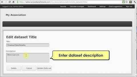 Edit and Create Datasets